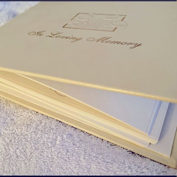 Vintage Inspired Guest Book for Memorial Reception - Picture 4 of 8